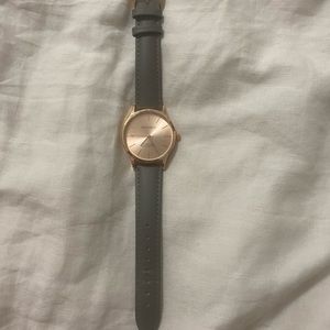 Monroe Rose gold and gray watch